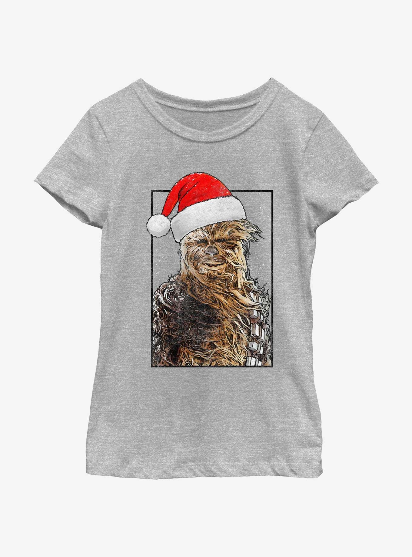 Star Wars Santa Chewie Youth Girls T-Shirt, , hi-res