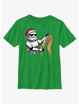Star Wars Trooper Santa Naughty List Youth T-Shirt, , hi-res