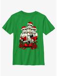 Star Wars Trooper Santa Carolers Youth T-Shirt, KELLY, hi-res
