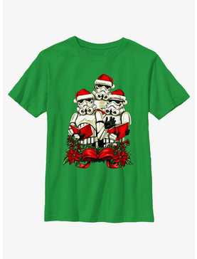 Star Wars Trooper Santa Carolers Youth T-Shirt, , hi-res
