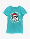 Star Wars Trooper Dear Santa I Can Explain Youth Girls T-Shirt, TAHI BLUE, hi-res