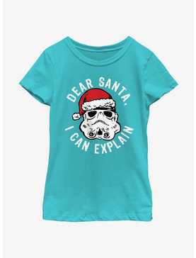 Star Wars Trooper Dear Santa I Can Explain Youth Girls T-Shirt, , hi-res