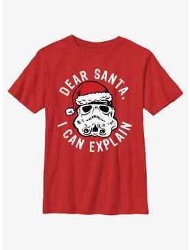 Star Wars Trooper Dear Santa I Can Explain Youth T-Shirt, , hi-res