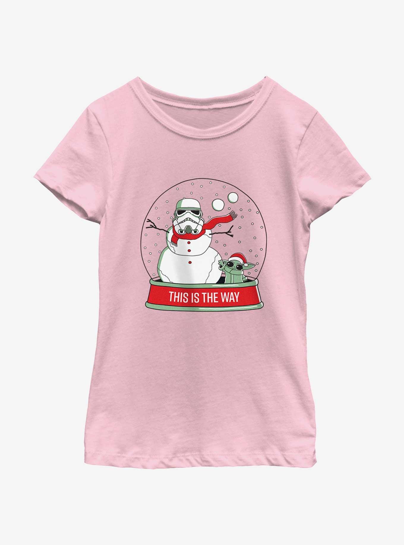 Star Wars The Mandalorian This Is The Way Snowglobe Youth Girls T-Shirt, , hi-res