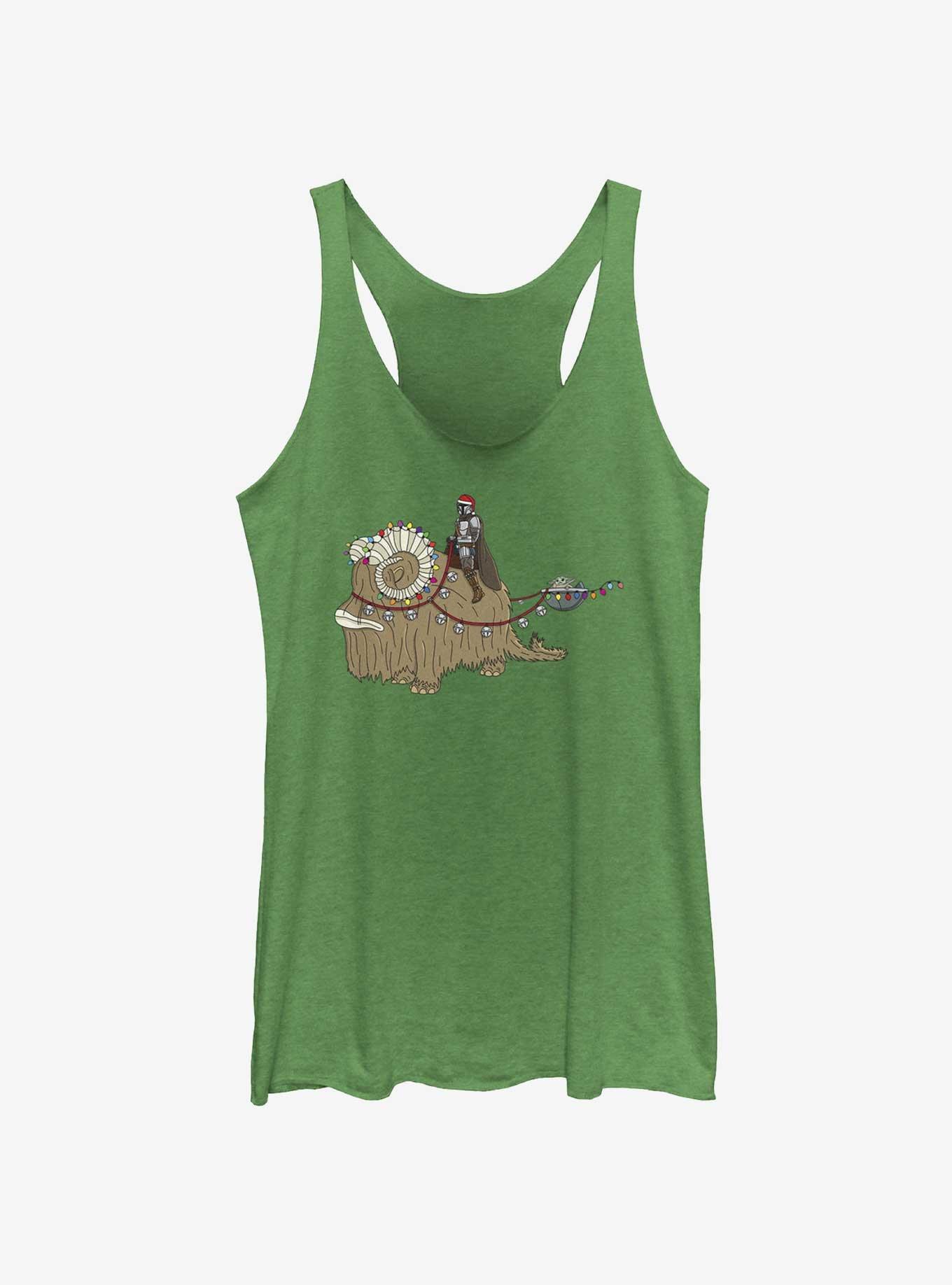Star Wars The Mandalorian Bantha Christmas Womens Tank Top, , hi-res