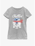 Star Wars R2-D2 Chillin' Youth Girls T-Shirt, ATH HTR, hi-res