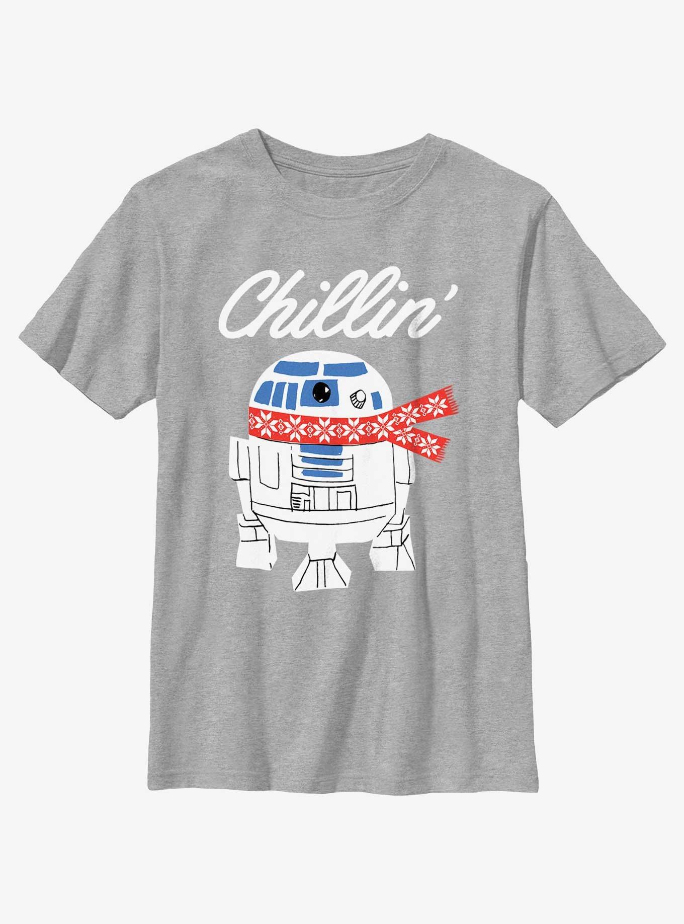 Star Wars R2-D2 Chillin' Youth T-Shirt, ATH HTR, hi-res