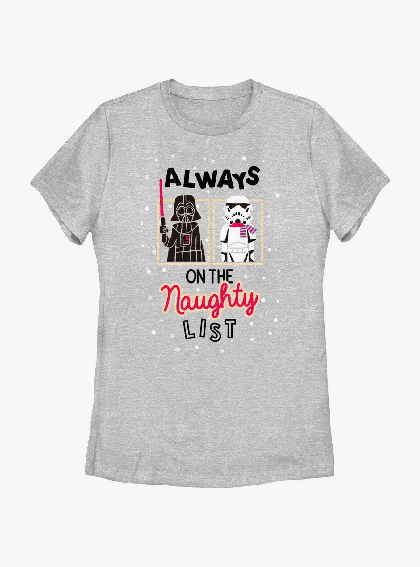 Star Wars Vader and Storm Trooper Always On The Naught List Womens T-Shirt, , hi-res