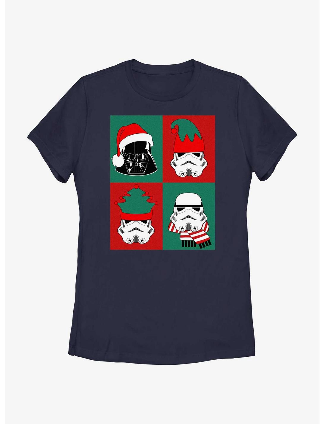 Star Wars Merry Crew Womens T-Shirt, NAVY, hi-res