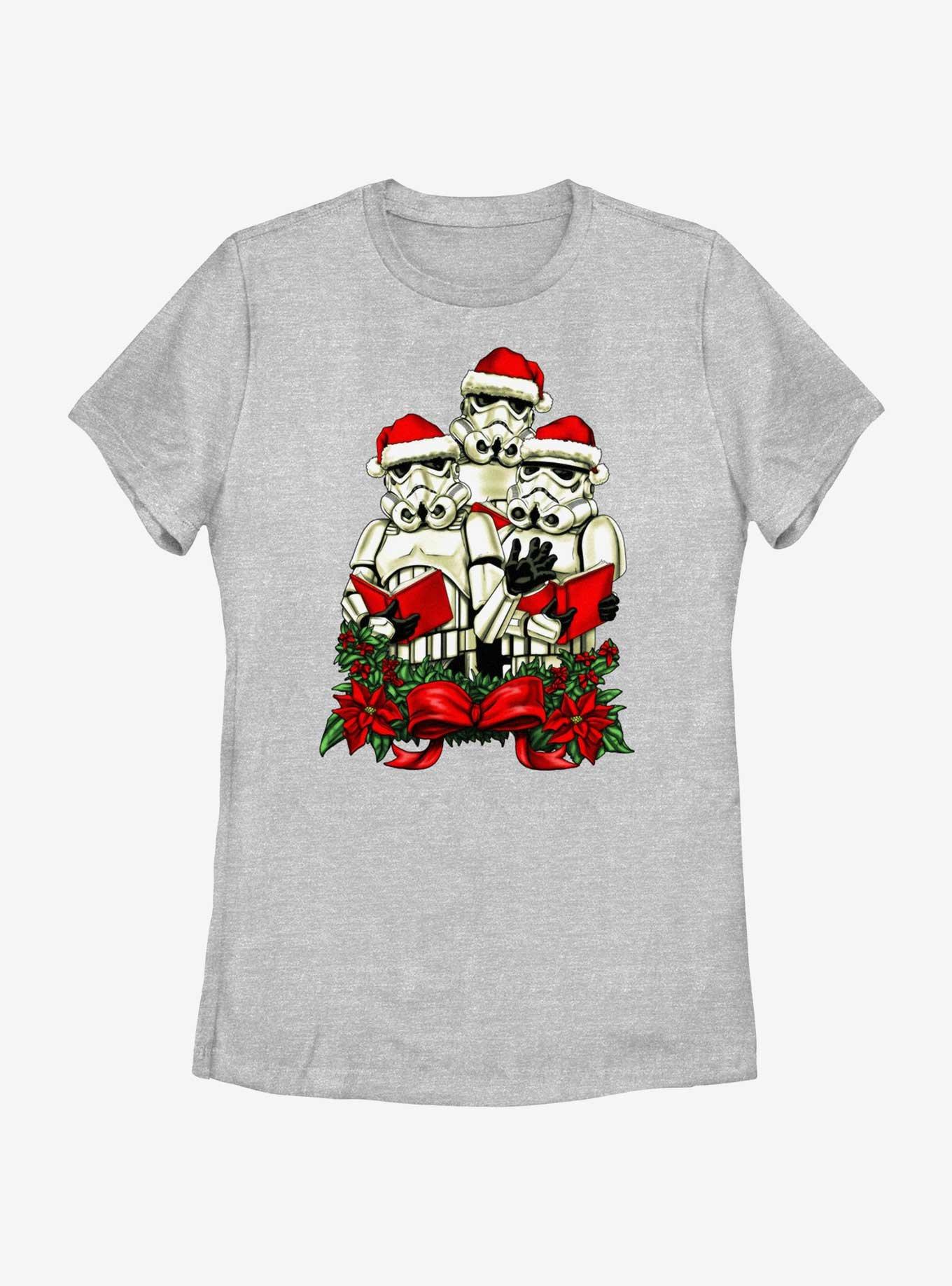 Star Wars Trooper Santa Carolers Womens T-Shirt, , hi-res