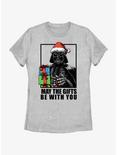 Star Wars Vader May The Gifts Be With You Womens T-Shirt, ATH HTR, hi-res