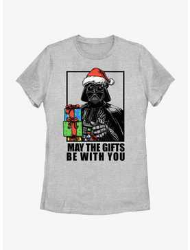 Star Wars Vader May The Gifts Be With You Womens T-Shirt, , hi-res