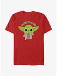 Star Wars Yoda Be Merry You Will T-Shirt, RED, hi-res