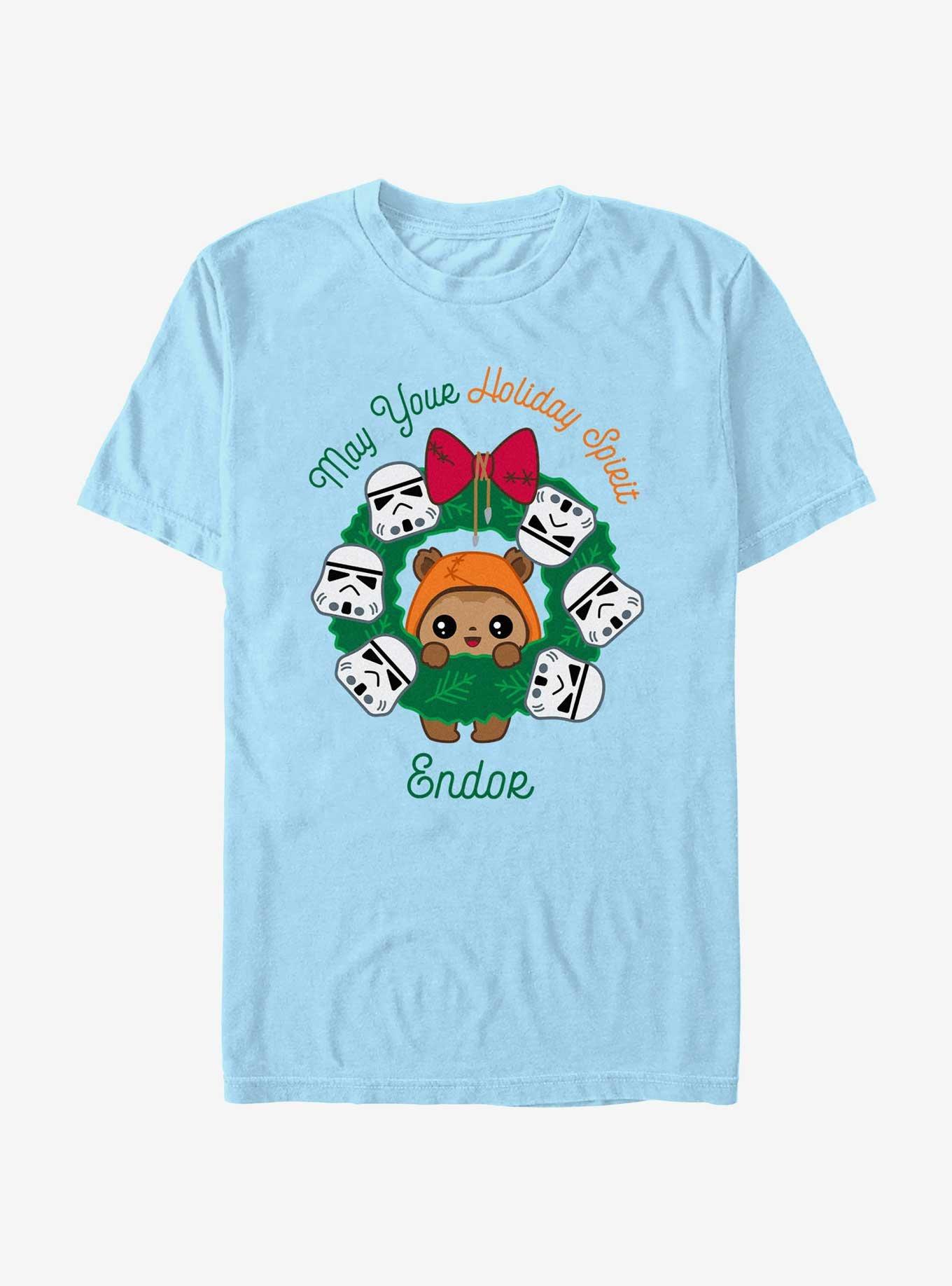 Star Wars May Your Holiday Spirit Endor T-Shirt, , hi-res