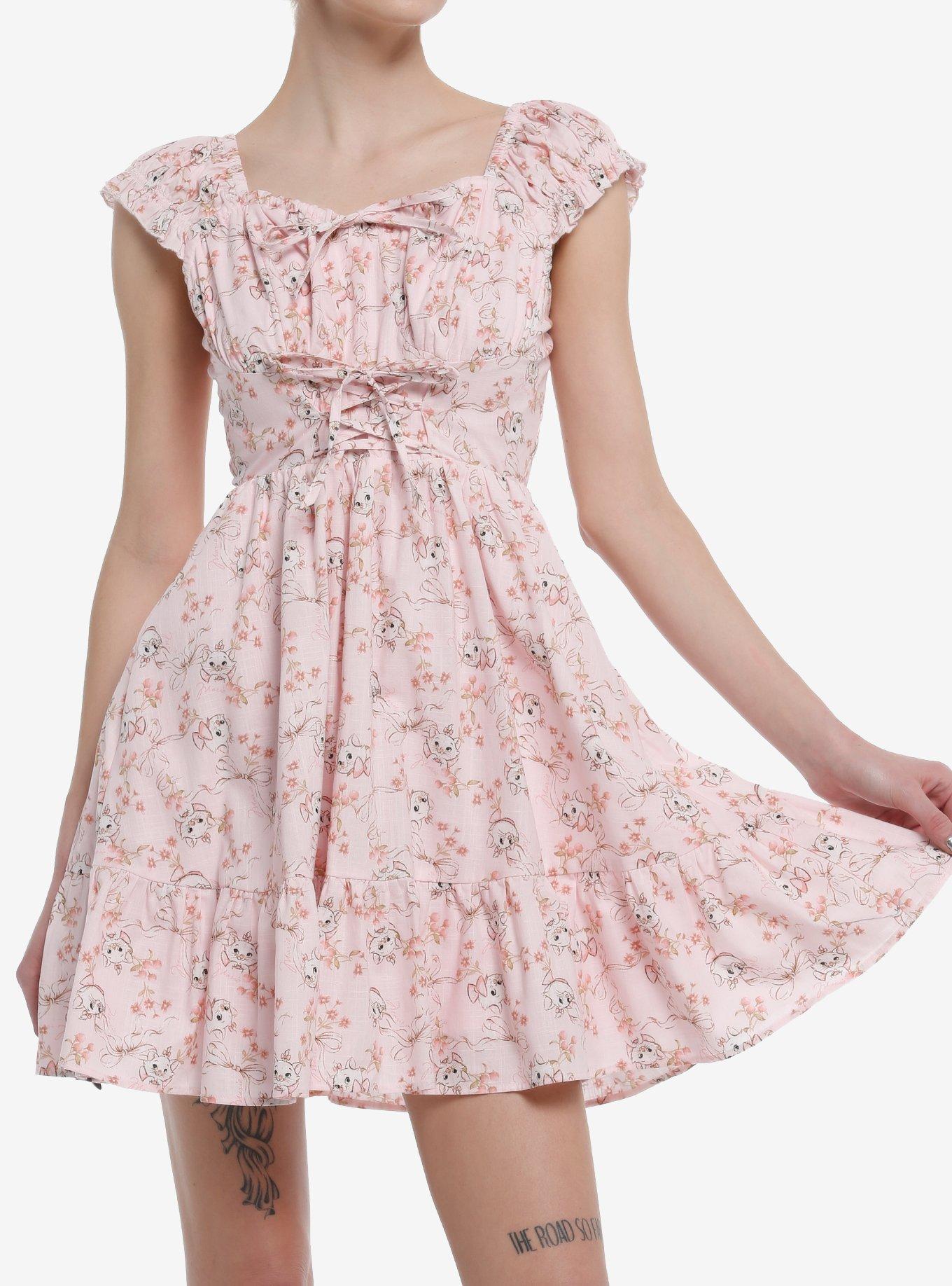 Disney The Aristocats Marie Babydoll Dress, MULTI, hi-res