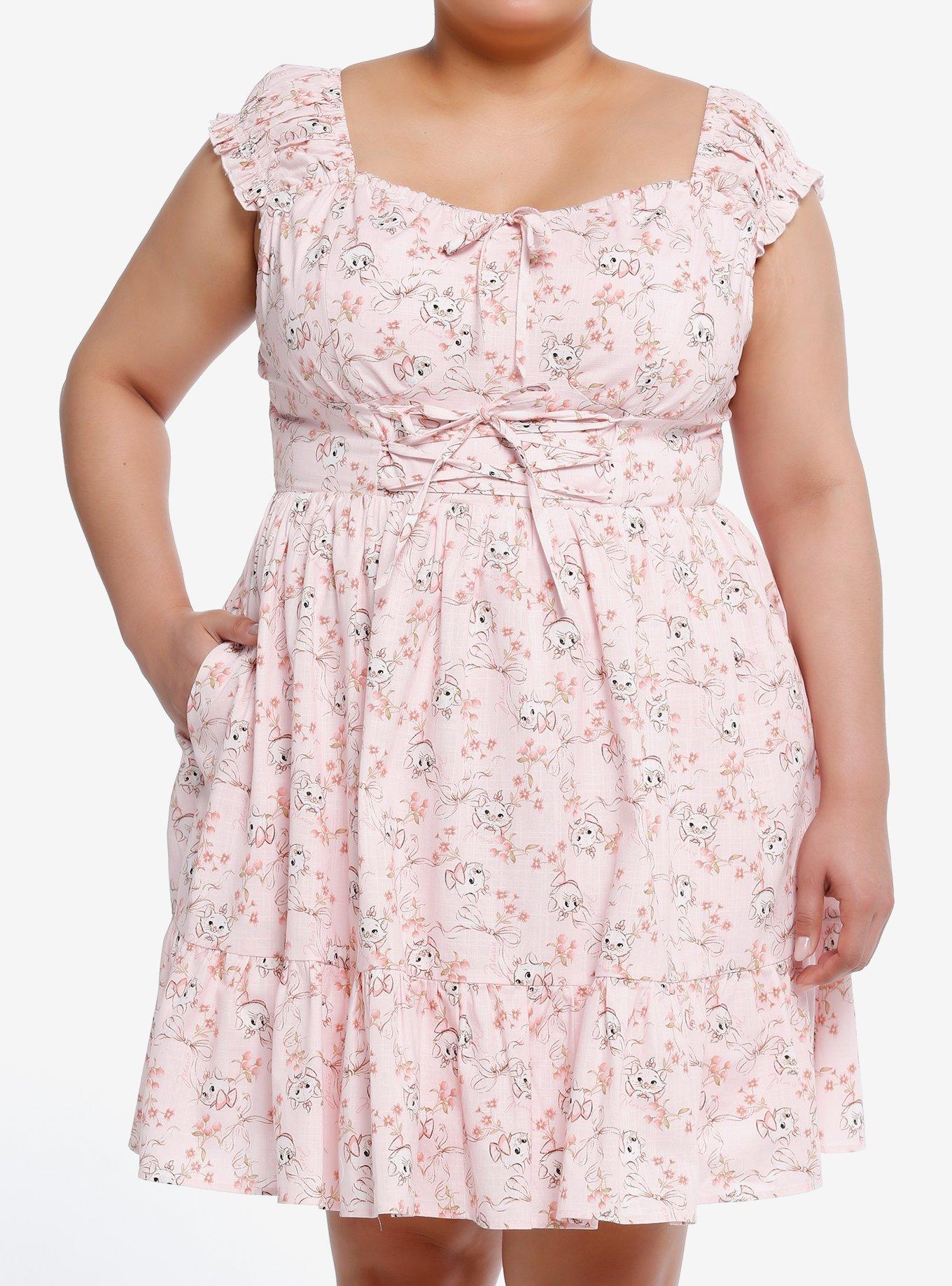 Disney The Aristocats Marie Babydoll Dress Plus Size, MULTI, hi-res