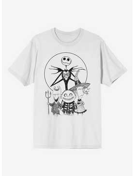 The Nightmare Before Christmas Jack & Oogie's Boys Line Art T-Shirt, , hi-res