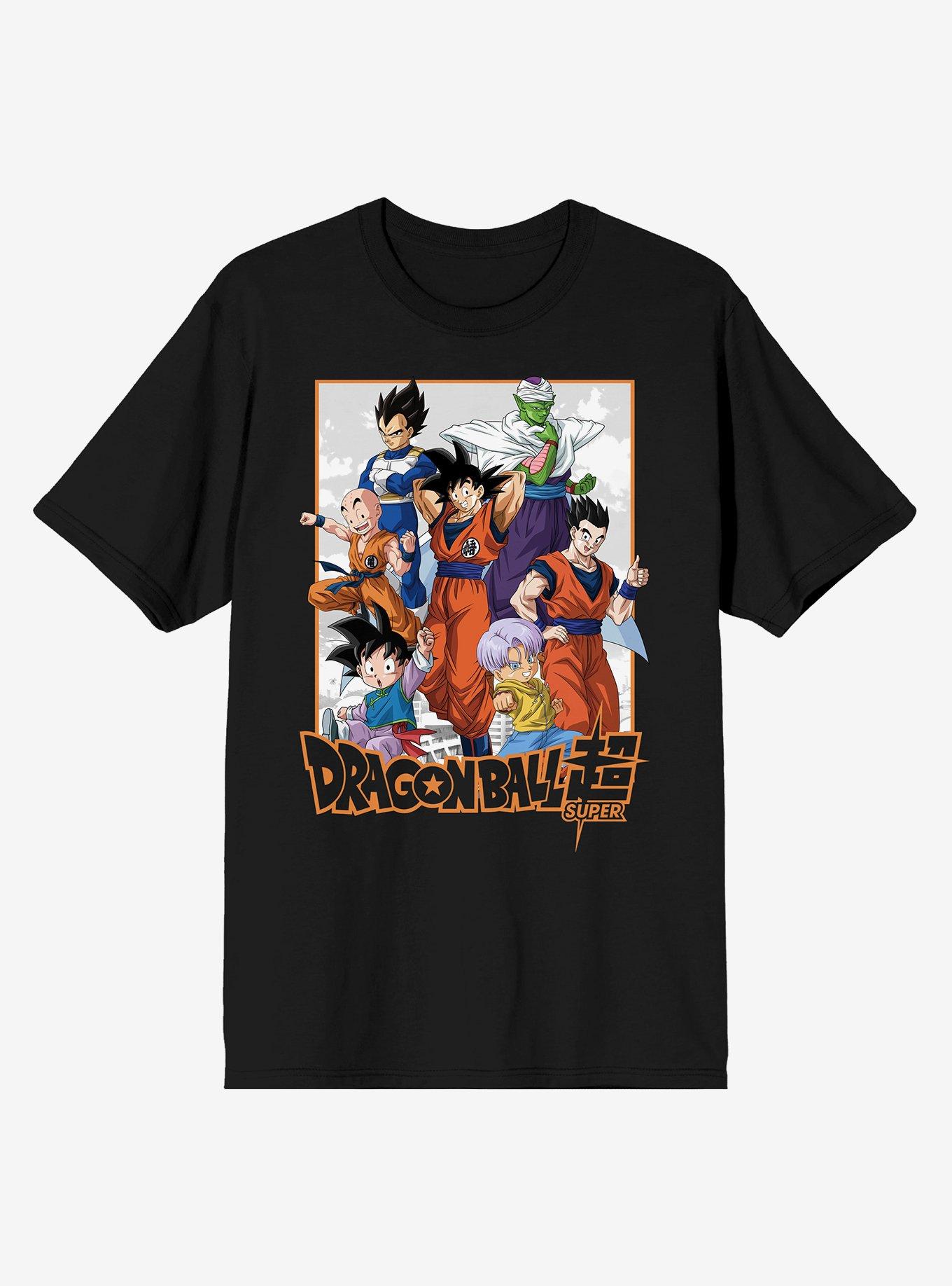 Dragon Ball Super Group Shot T-Shirt, BLACK, hi-res