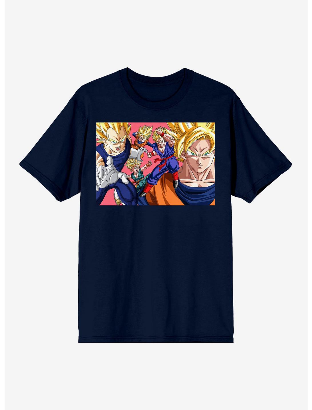 Dragon Ball Z Group Super Saiyan T-Shirt, NAVY, hi-res