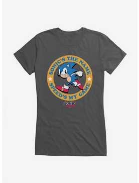 Sonic The Hedge Hog Speed's My Game Girls T-Shirt, , hi-res