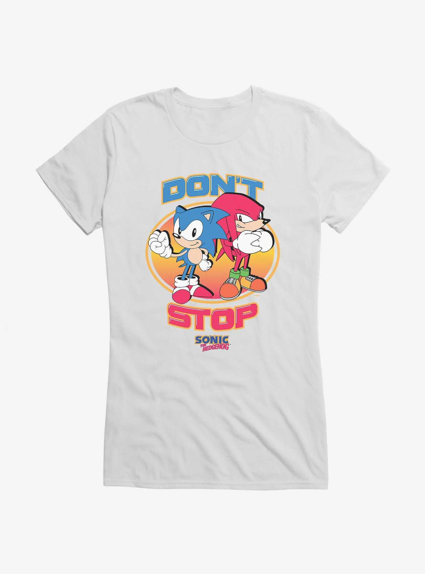 Sonic The Hedge Hog Don't Stop Girls T-Shirt, , hi-res