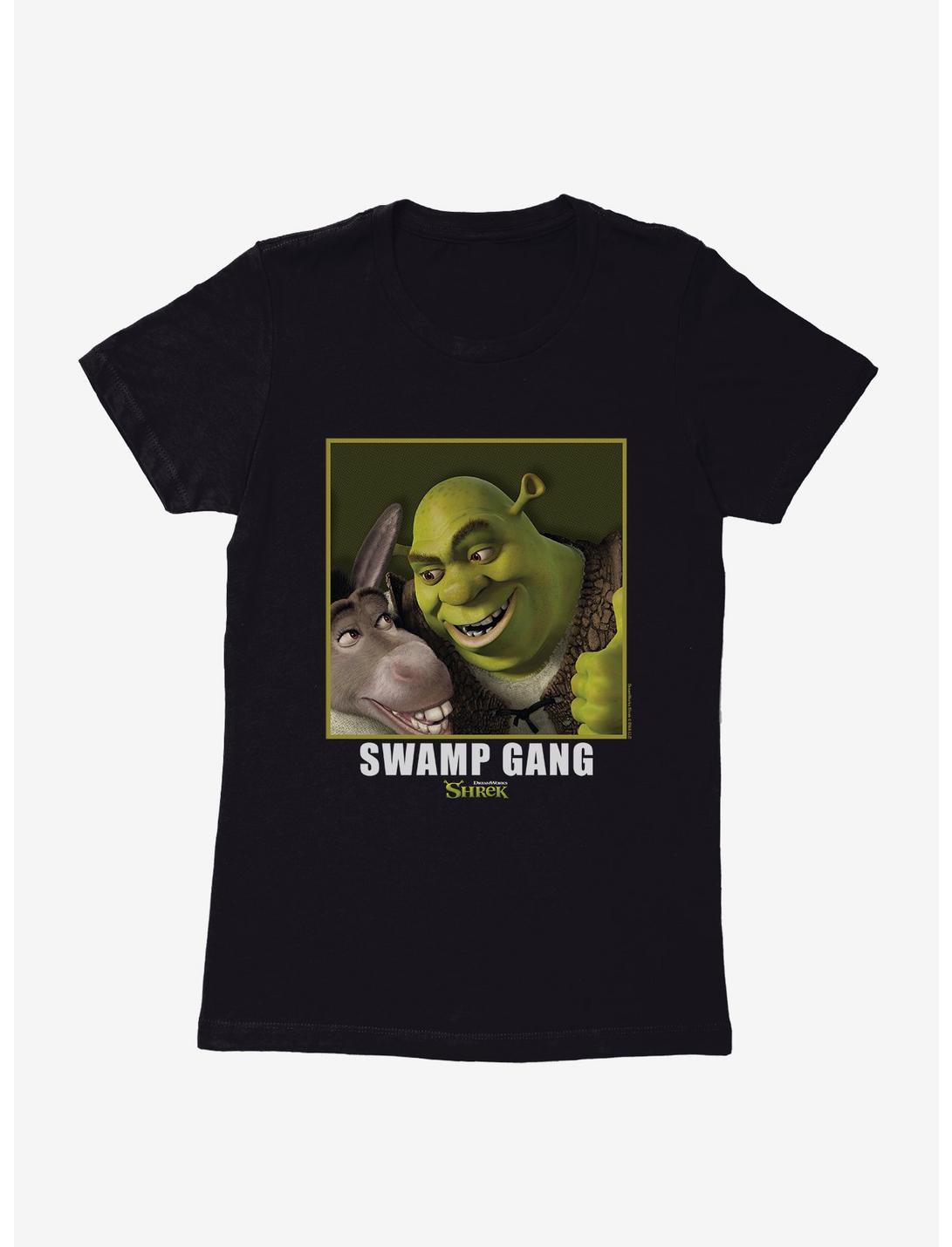 Shrek Swamp Gang Womens T-Shirt, BLACK, hi-res