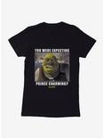 Shrek You Were Expecting Prince Charming? Womens T-Shirt, BLACK, hi-res