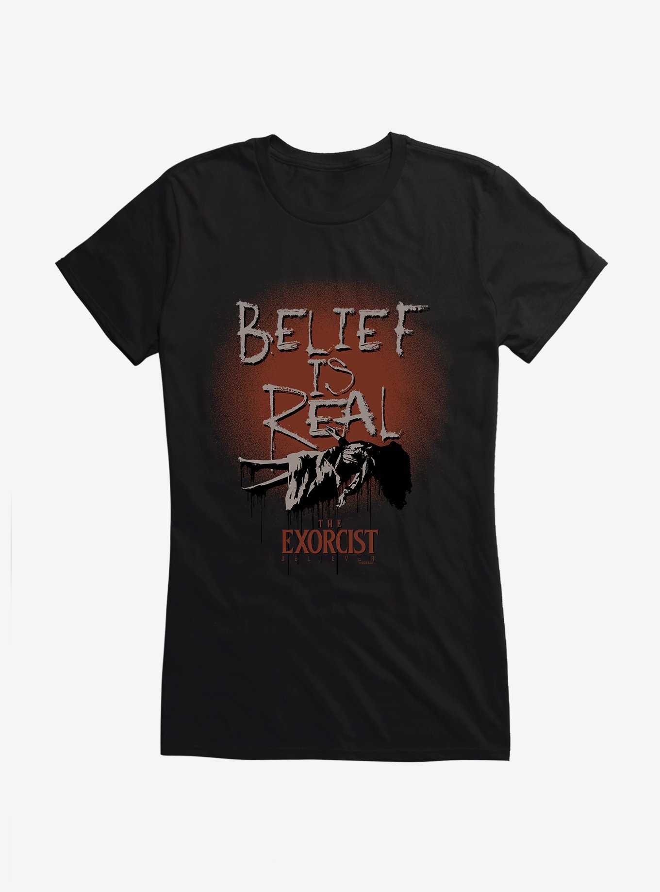 The Exorcist Believer Belief Is Real Girls T-Shirt, , hi-res