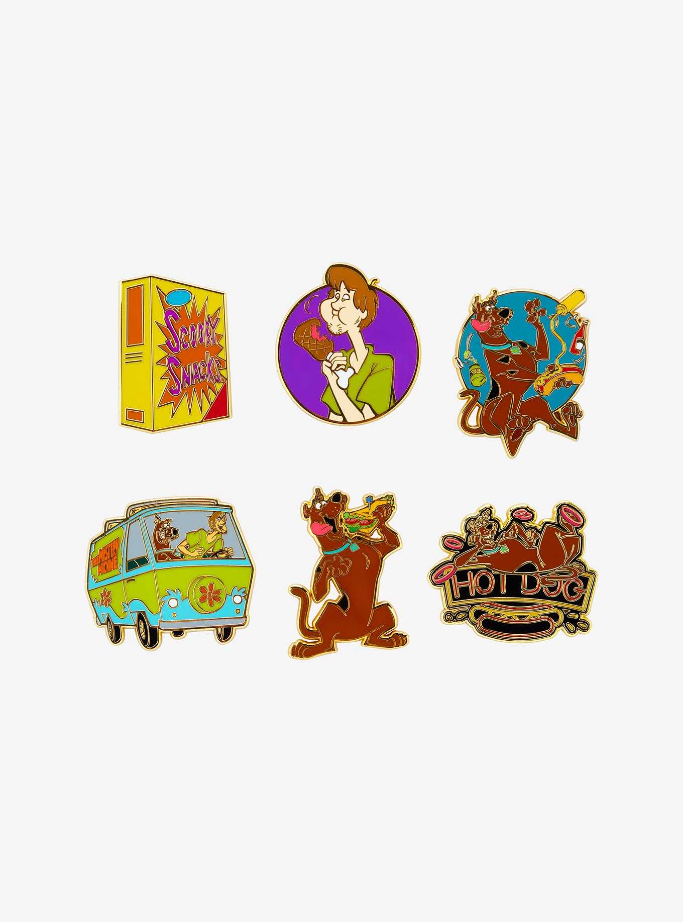 Loungefly Scooby-Doo! Shaggy and Scooby Snacking Blind Box Enamel Pin — BoxLunch Exclusive, , hi-res