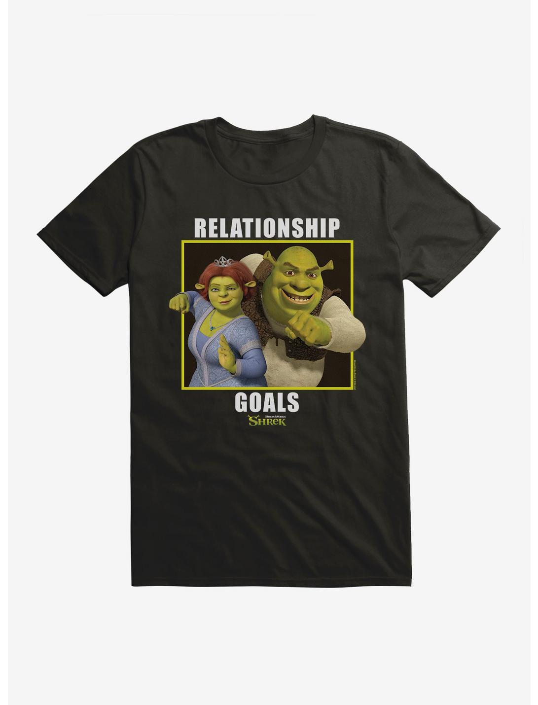 Shrek Relationship Goals T-Shirt, BLACK, hi-res