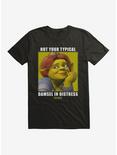 Shrek Not Your Typical Damsel In Distress T-Shirt, BLACK, hi-res