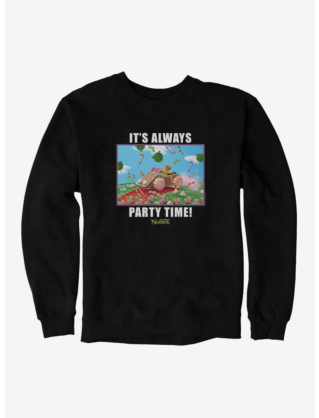 Shrek It's Always Party Time Sweatshirt, BLACK, hi-res