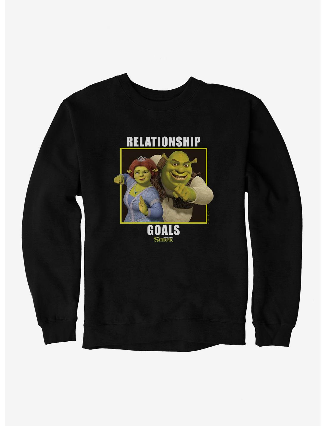 Shrek Relationship Goals Sweatshirt, BLACK, hi-res