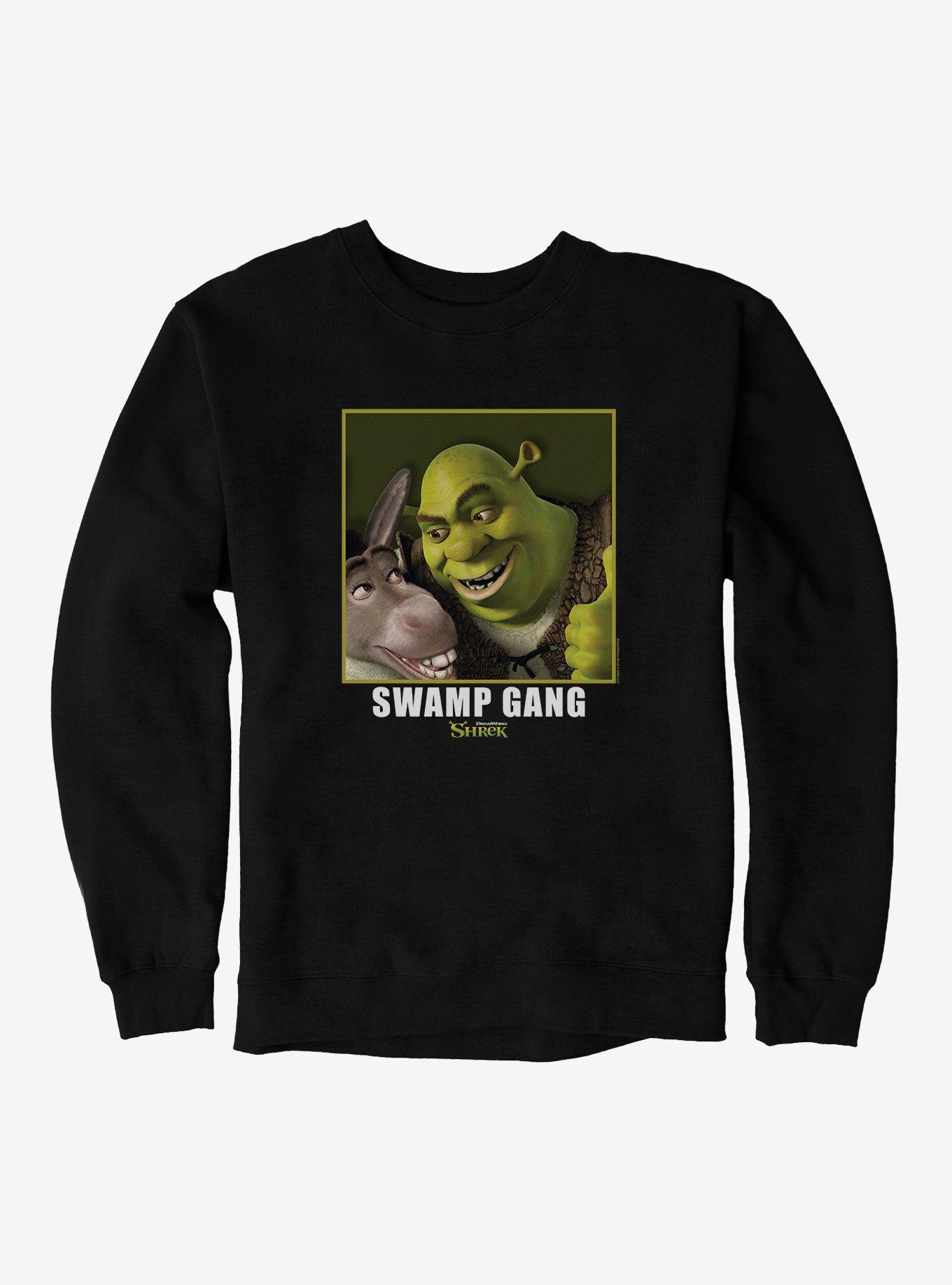 Shrek Swamp Gang Sweatshirt, BLACK, hi-res