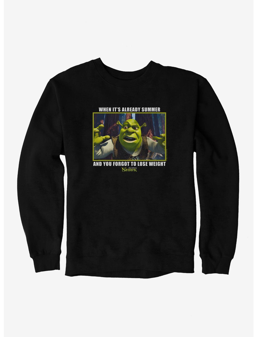 Shrek When It's Already Summer Sweatshirt, BLACK, hi-res