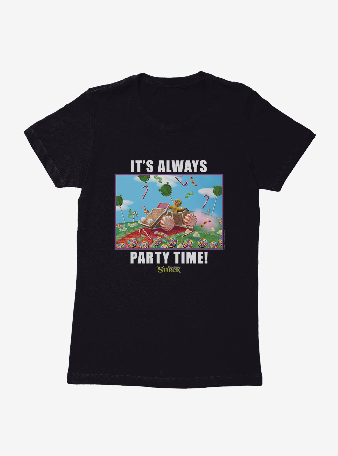 Shrek It's Always Party Time Womens T-Shirt, , hi-res