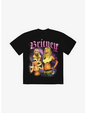 Britney Spears Photo Collage Boyfriend Fit Girls T-Shirt, , hi-res
