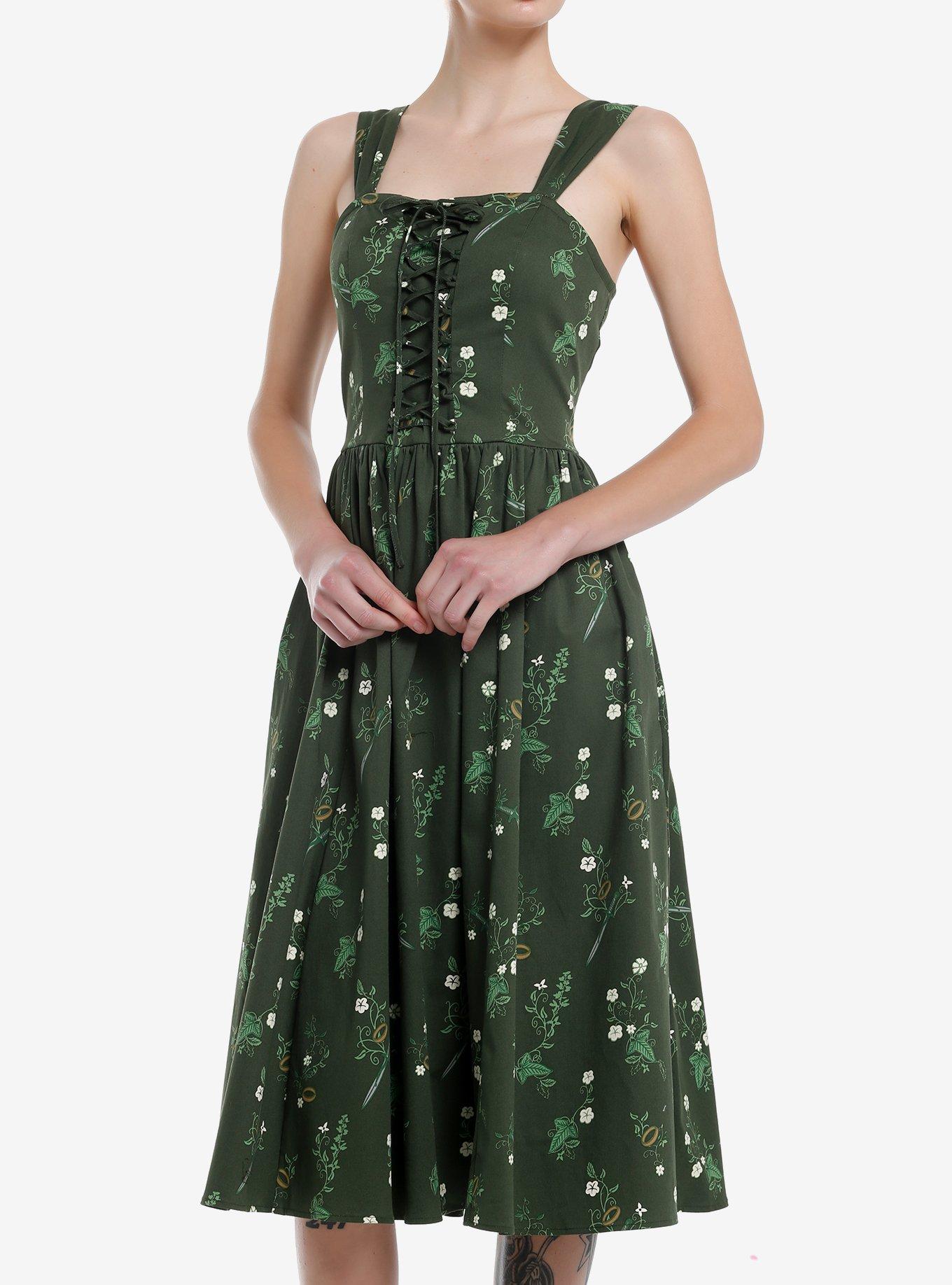 slim fit dress slacks The Lord of the Rings Galadriel Green Dress Movie Character Cosplay Co –  Cosplaysky.ca