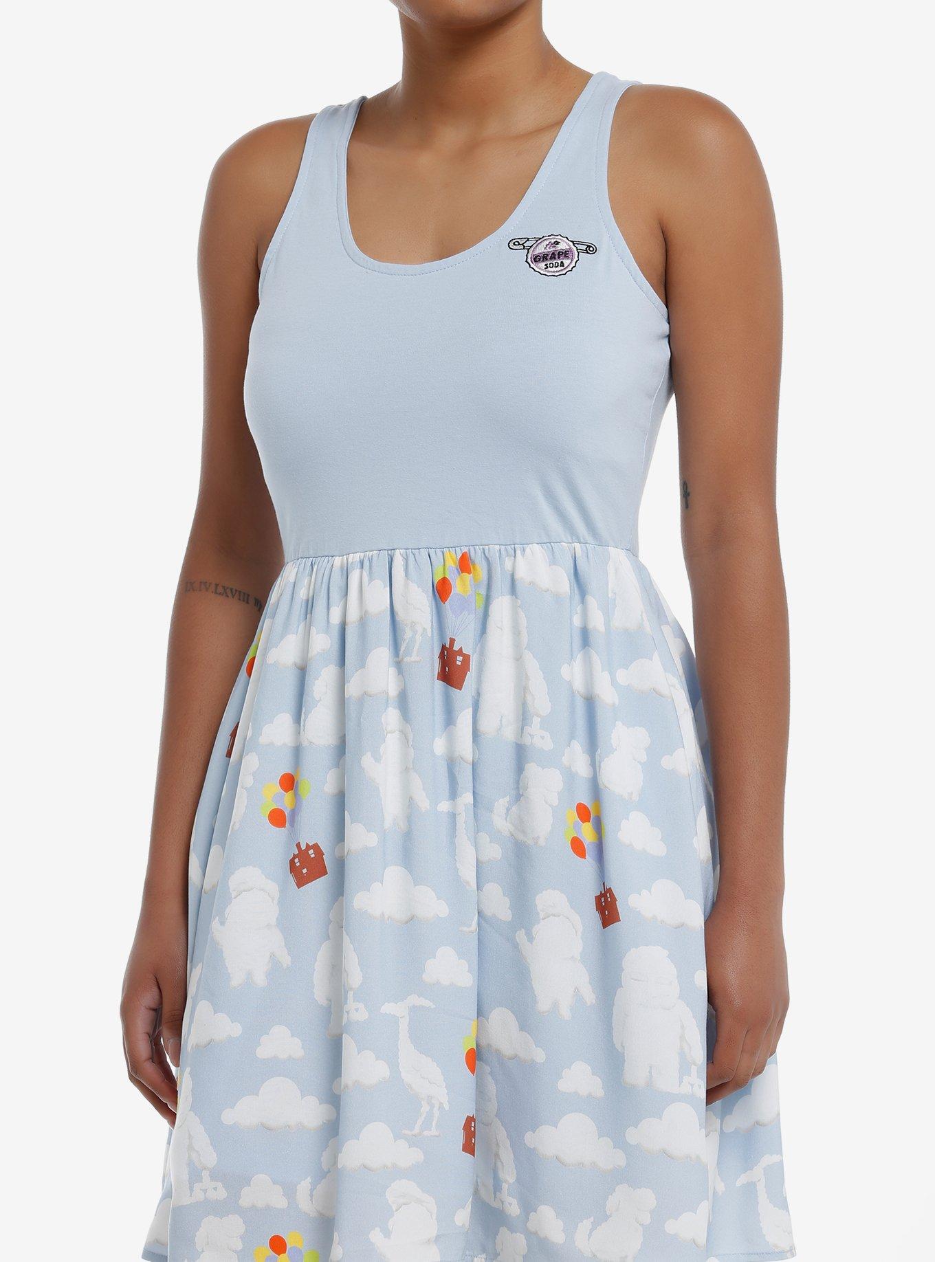 Her Universe Disney Pixar Up Balloons & Clouds Dress Her Universe Exclusive, MULTI, hi-res