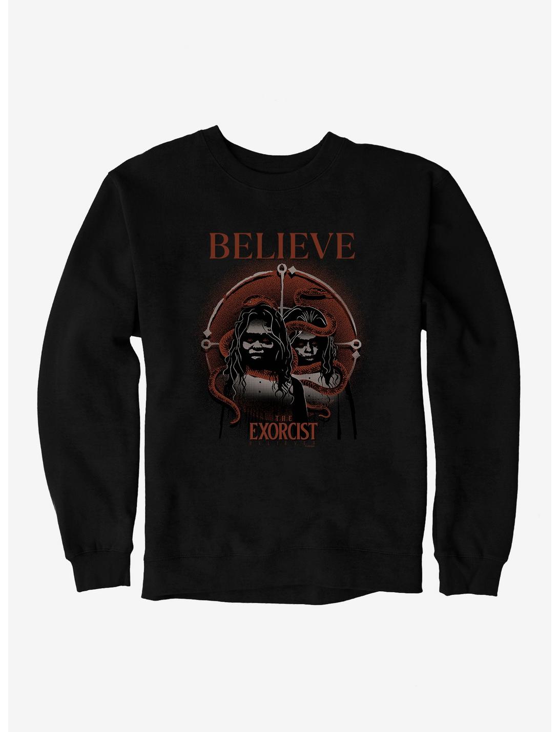 The Exorcist Believer Believe Sweatshirt, BLACK, hi-res