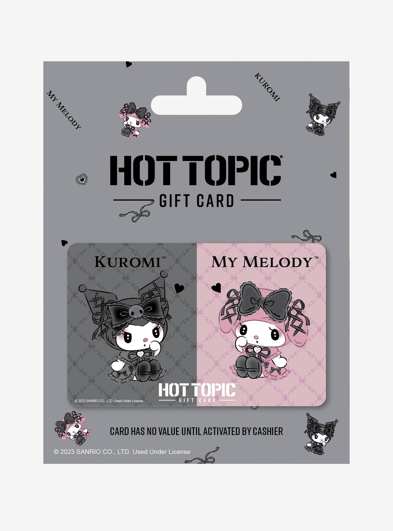 My Melody And Kuromi $10 Gift Card | Hot Topic