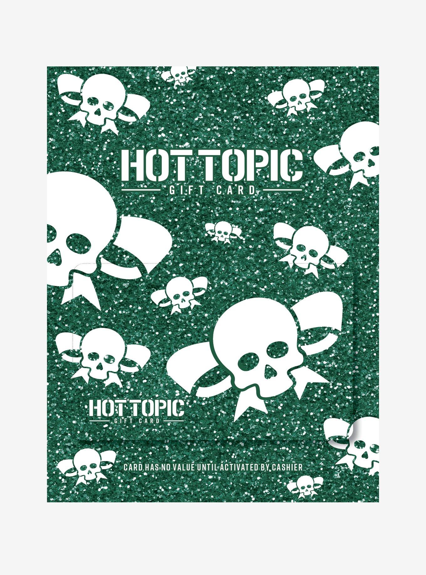 Glitter Skull Gift Card, , hi-res