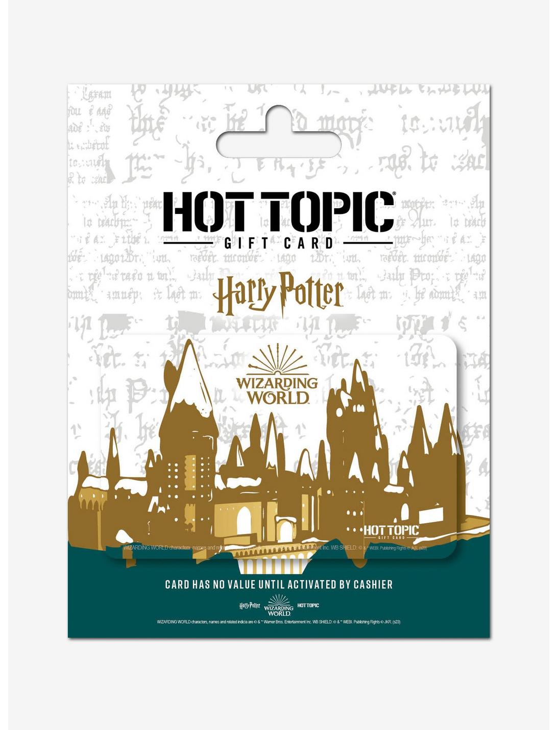 Harry Potter Gift Card, BLACK, hi-res