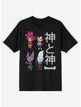 Dragon Ball Super Chibi Characters T-Shirt, BLACK, hi-res