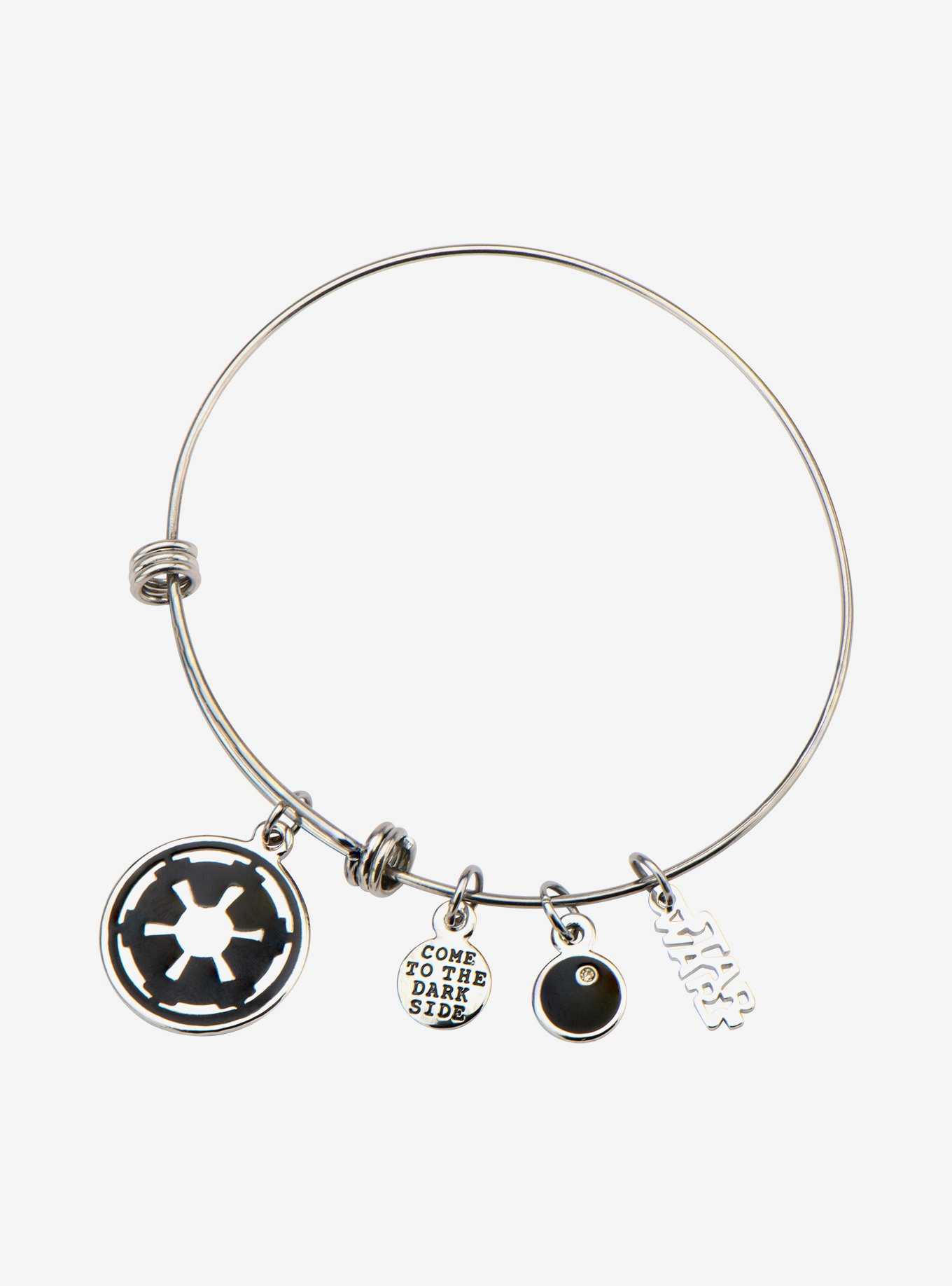 Star Wars Galactic Empire Symbol Charm Expandable Bracelet, , hi-res