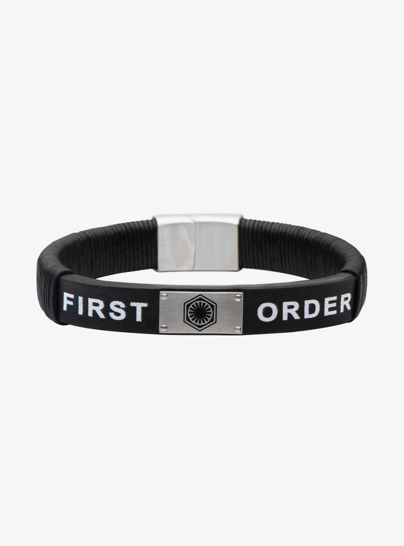 Star Wars Episode VII: The Force Awakens First Order Logo Leather Bracelet, , hi-res