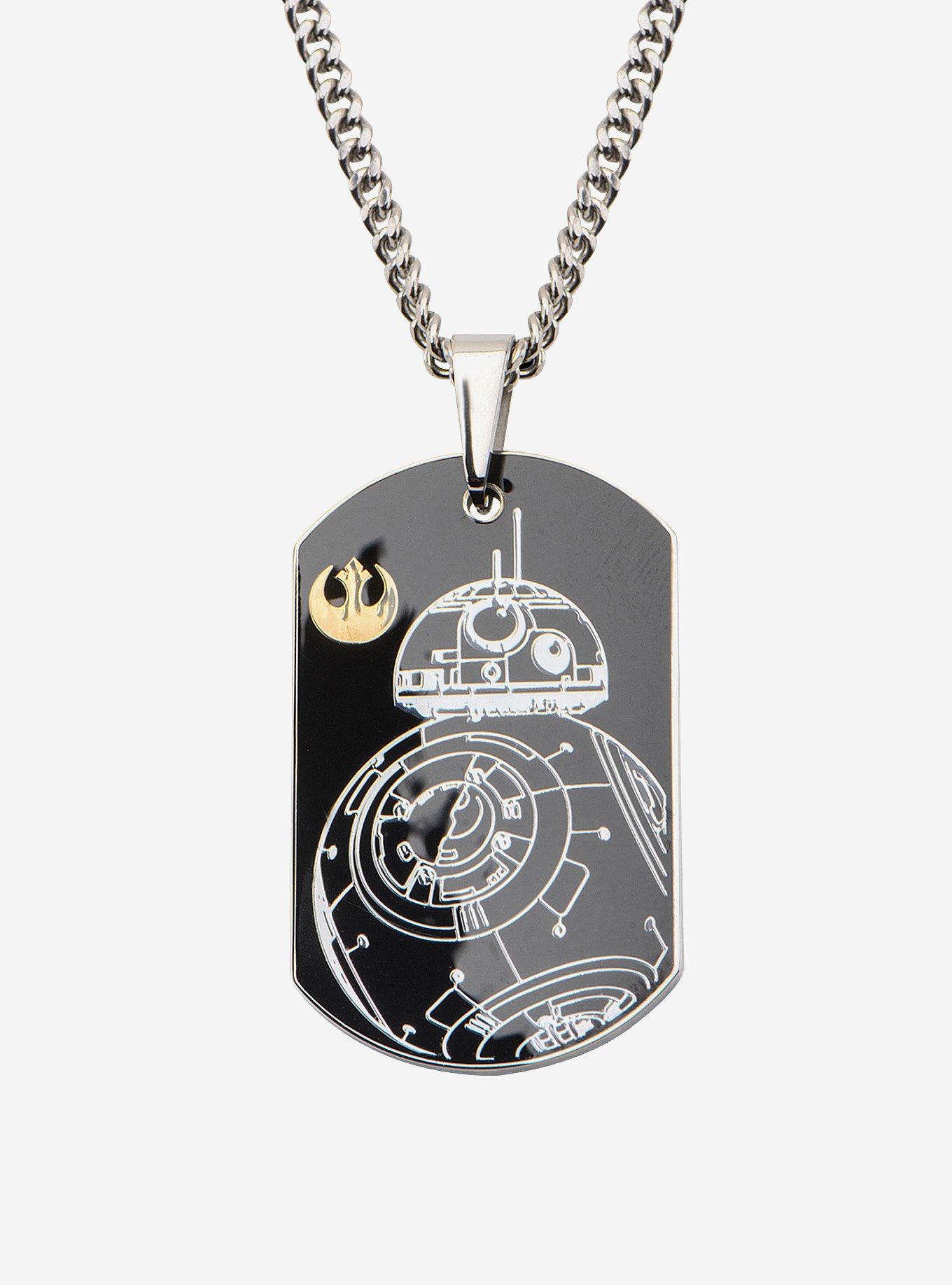 Star Wars Episode VII: The Force Awakens BB-8 Dog Tag Pendant Necklace
