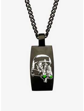 Star Wars Rogue One Stormtrooper Death Trooper Dog Tag Pendant Necklace, , hi-res