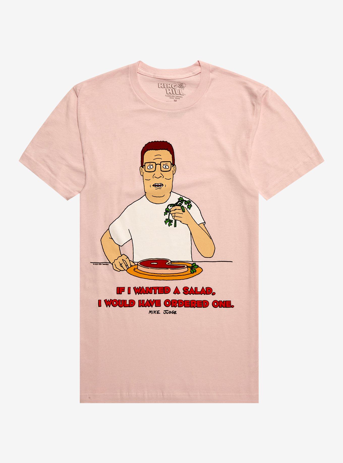 King Of The Hill Hank Salad T-Shirt, PINK, hi-res