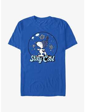 Peanuts Snoopy Stay Cool Snowglobe T-Shirt, , hi-res